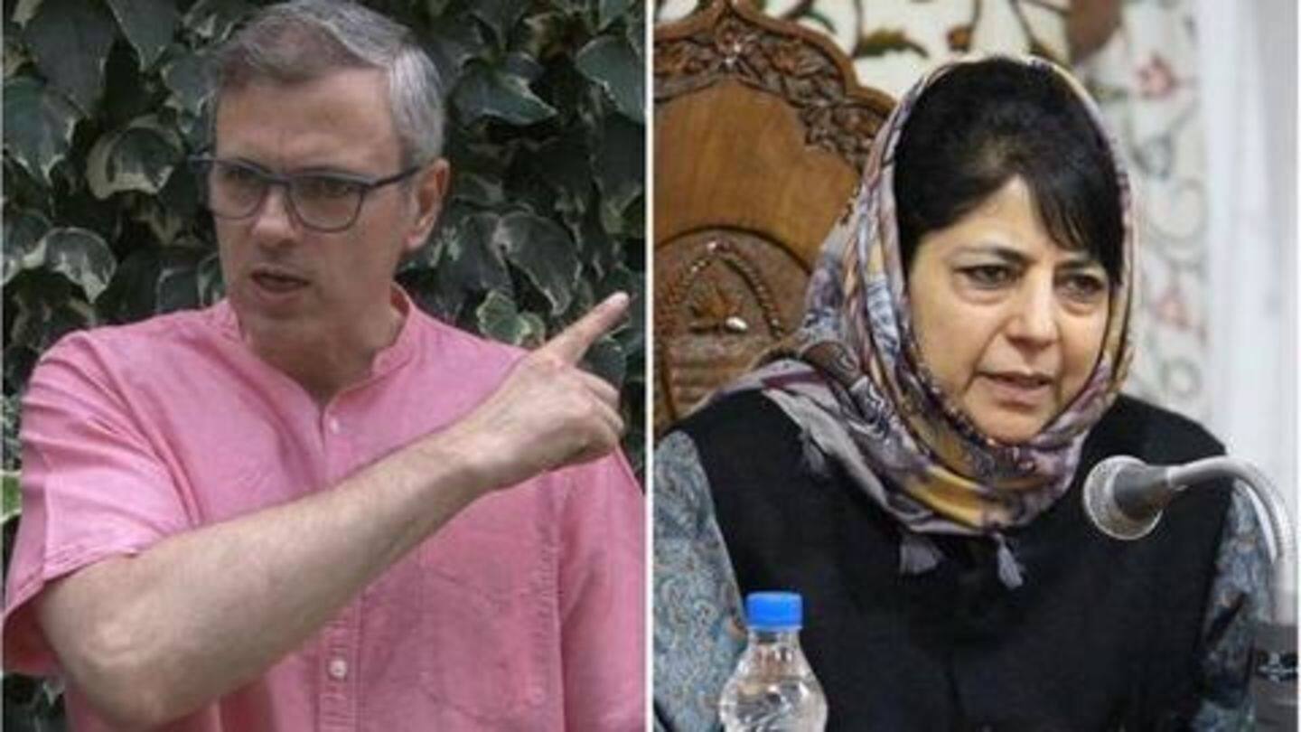 Omar lodged at Hari Niwas in Srinagar, Mehbooba in Chesmashahi Omar lodged at Hari Niwas in Srinagar, Mehbooba in Chesmashahi