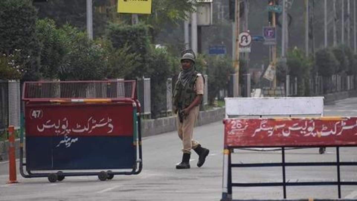 Opposition leaders were asked not to visit J&K Opposition leaders were asked not to visit J&K