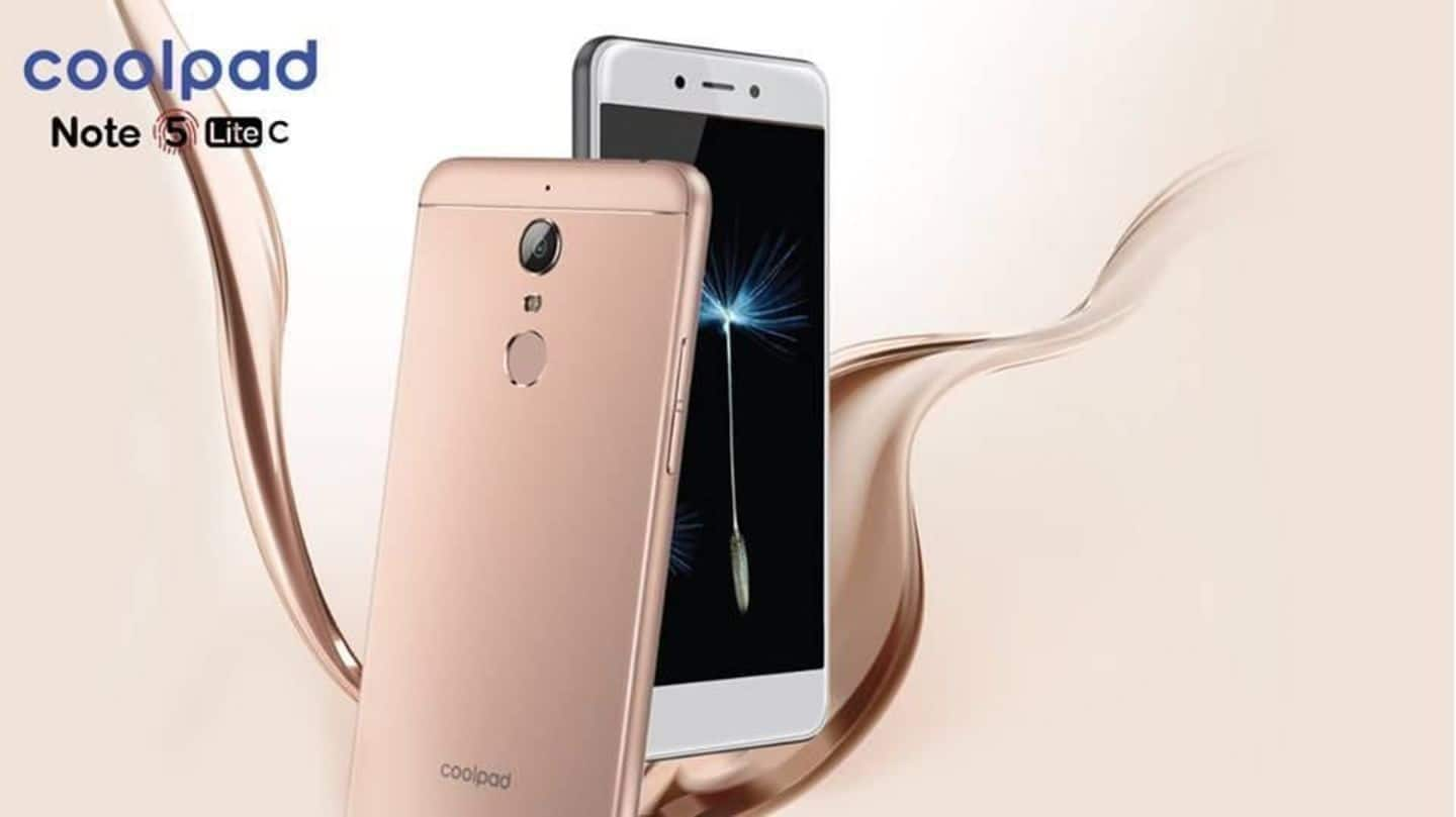 Coolpad Note 5 Lite C now available in India!