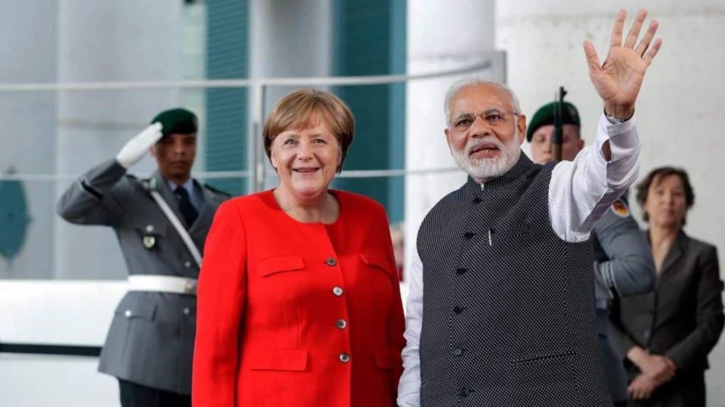 PM Modi meets German Chancellor Merkel; discusses bilateral, global issues