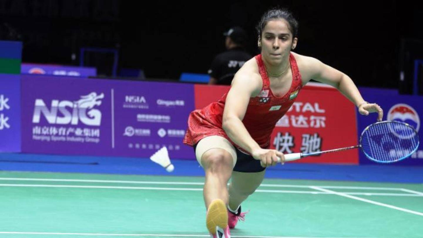 Saina made a come back in second game Saina made a come back in second game