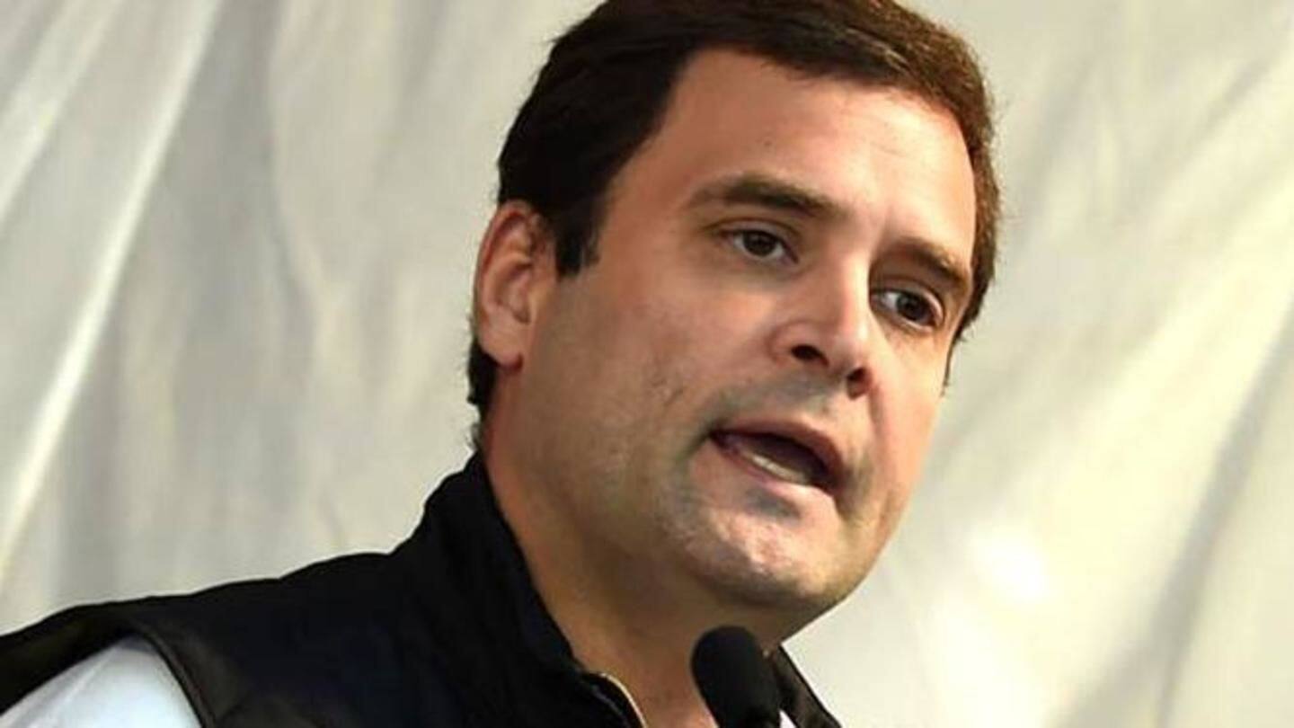 RaGa talks about India's job crisis, 2019 elections in London