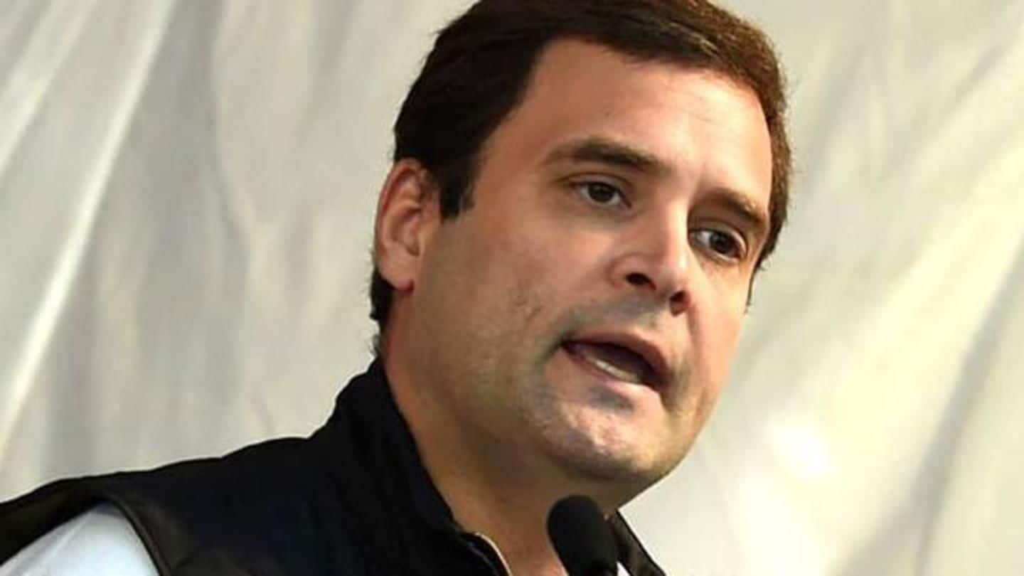 RaGa talks about India's job crisis, 2019 elections in London