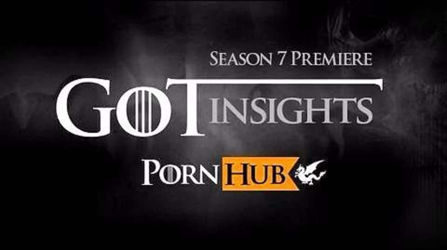 GoT Season 7 Premiere Effect: Pornhub traffic decreases!