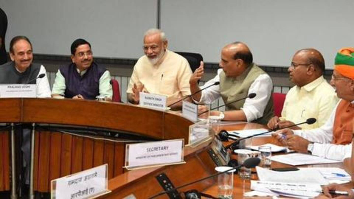 Ahead of Budget Session, PM Modi holds first all-party meeting