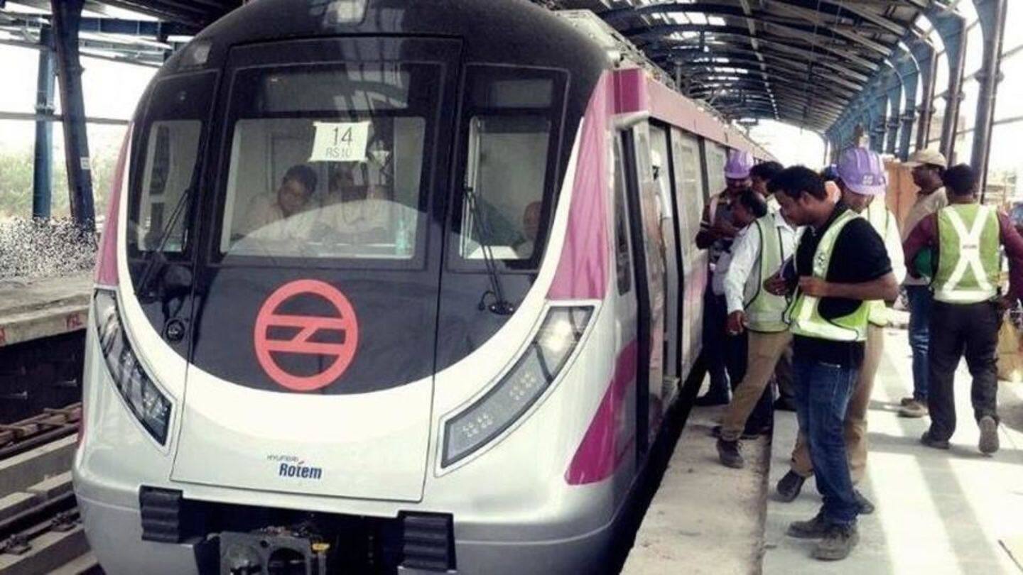 Delhi commuters can travel on Magenta Line's driverless metros soon!
