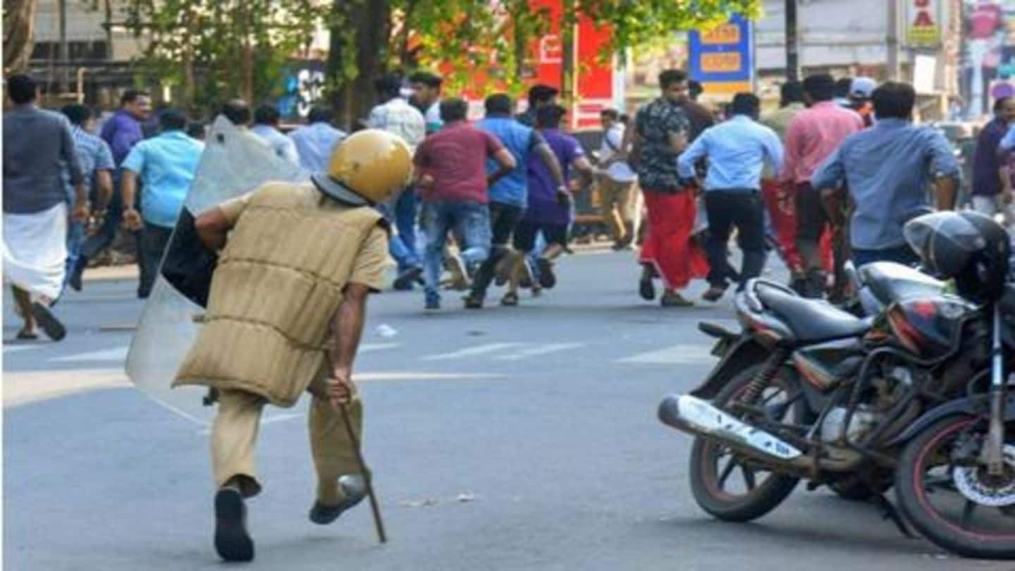 Protests against women's entry launched across Kerala Protests against women's entry launched across Kerala