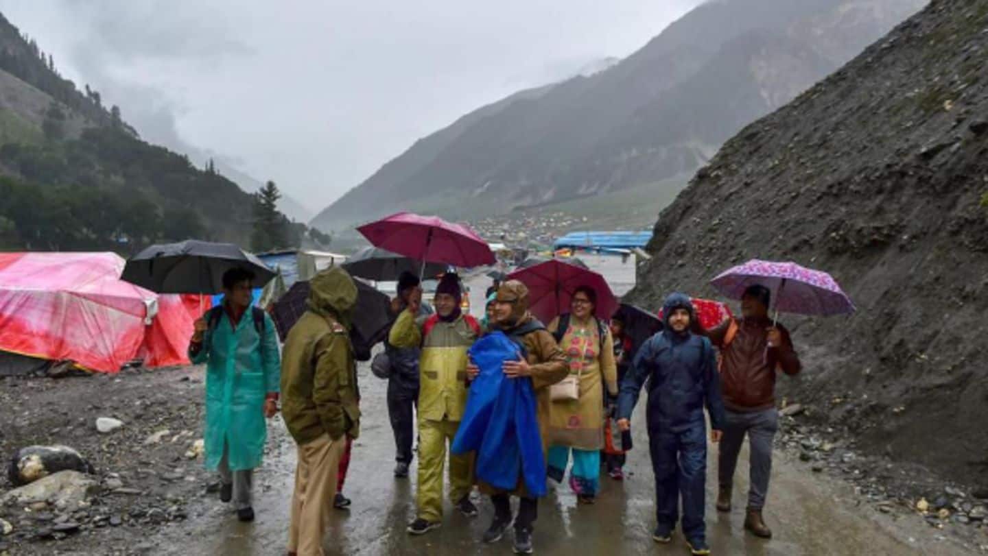 Amarnath Yatra from Jammu resumes after weather conditions improve