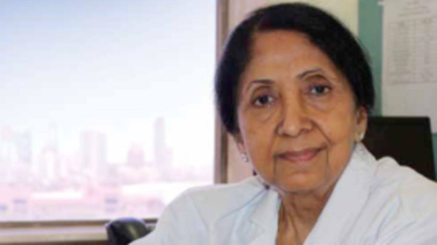 Dr. Indira Hinduja delivered the country's first test-tube baby