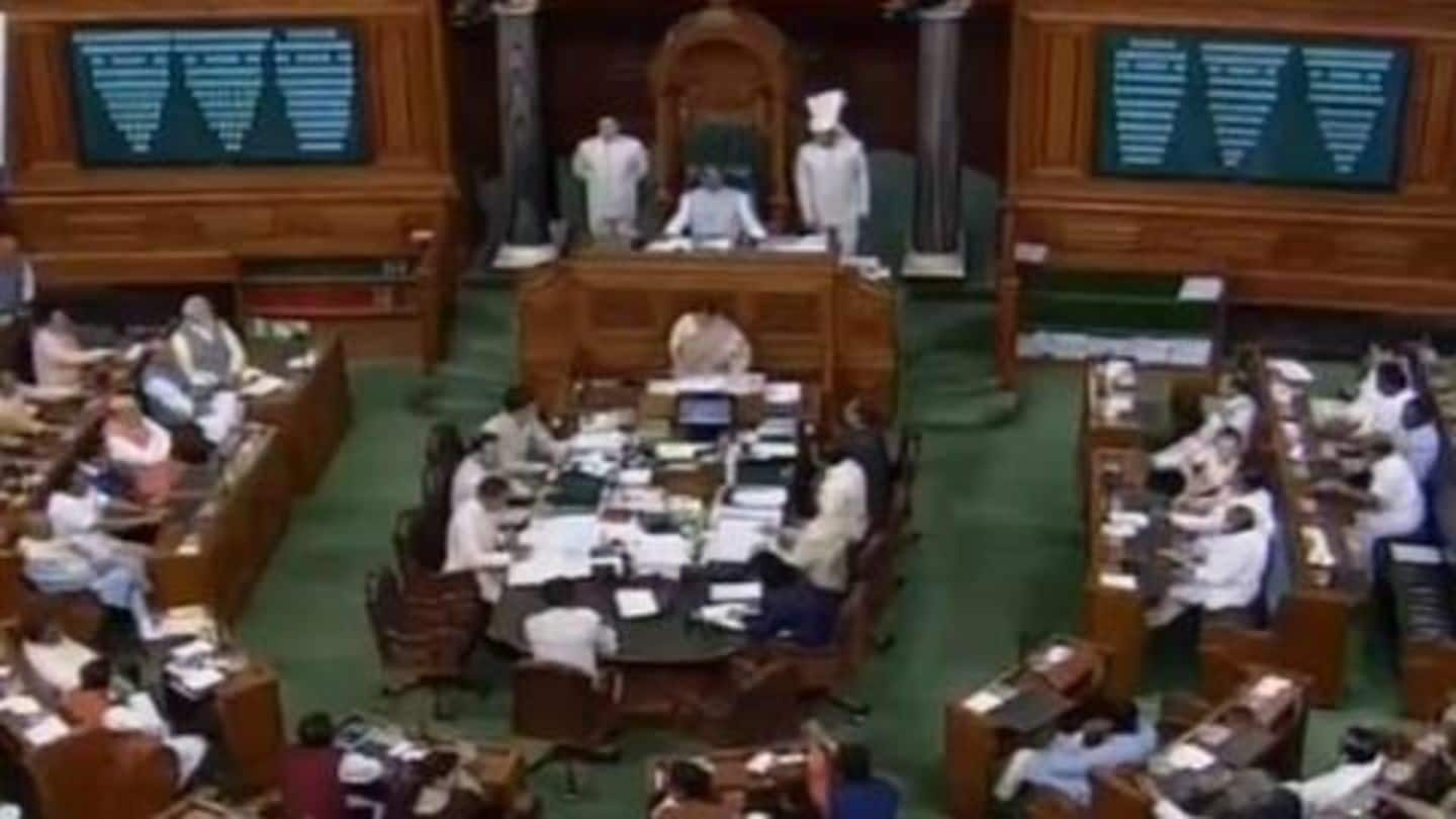Jammu & Kashmir Reorganization Bill, 2019 passed in Lok Sabha