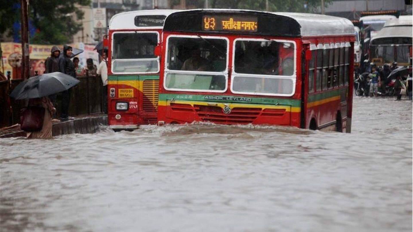 Mumbai at a standstill: Rains hit transport services
