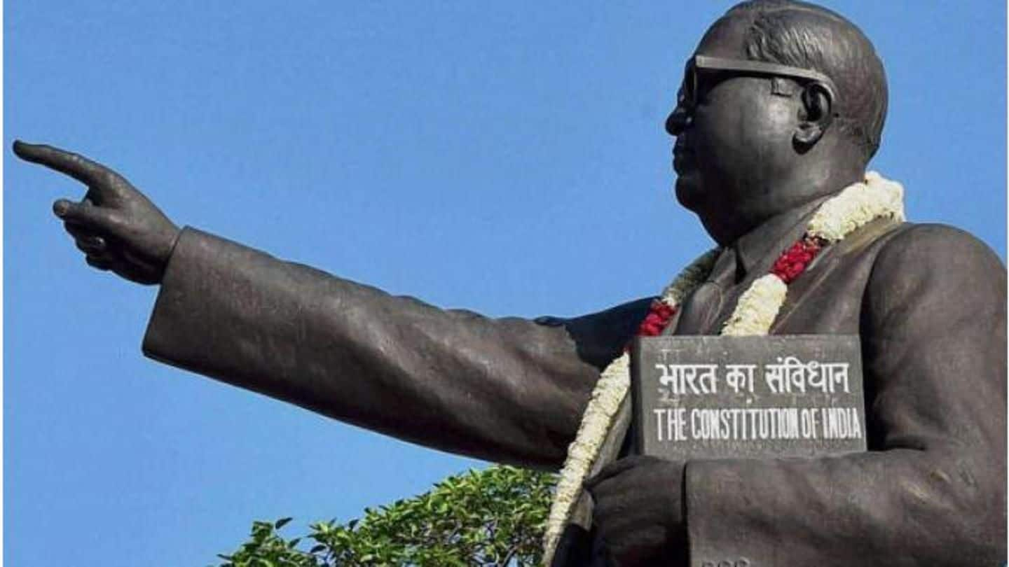 Gorakhpur: Dalits protest against painting Ambedkar memorial in saffron