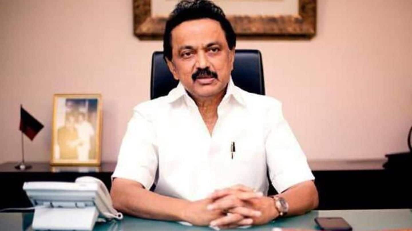 Stalin files nomination for the post of DMK President