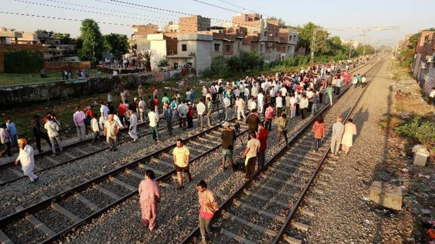 #AmritsarTrainTragedy: Protesters removed from track, train services resume after 40hrs