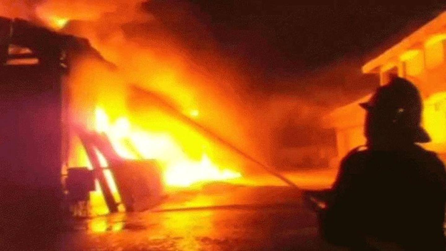 Help sought from NDRF; firefighters rushed to spot Help sought from NDRF; firefighters rushed to spot