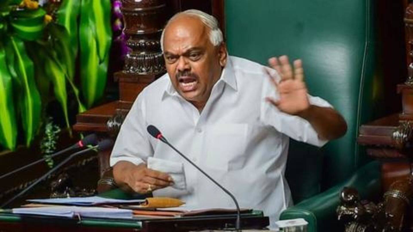 Karnataka Speaker disqualifies 14 rebel MLAs ahead of BJP's floor-test
