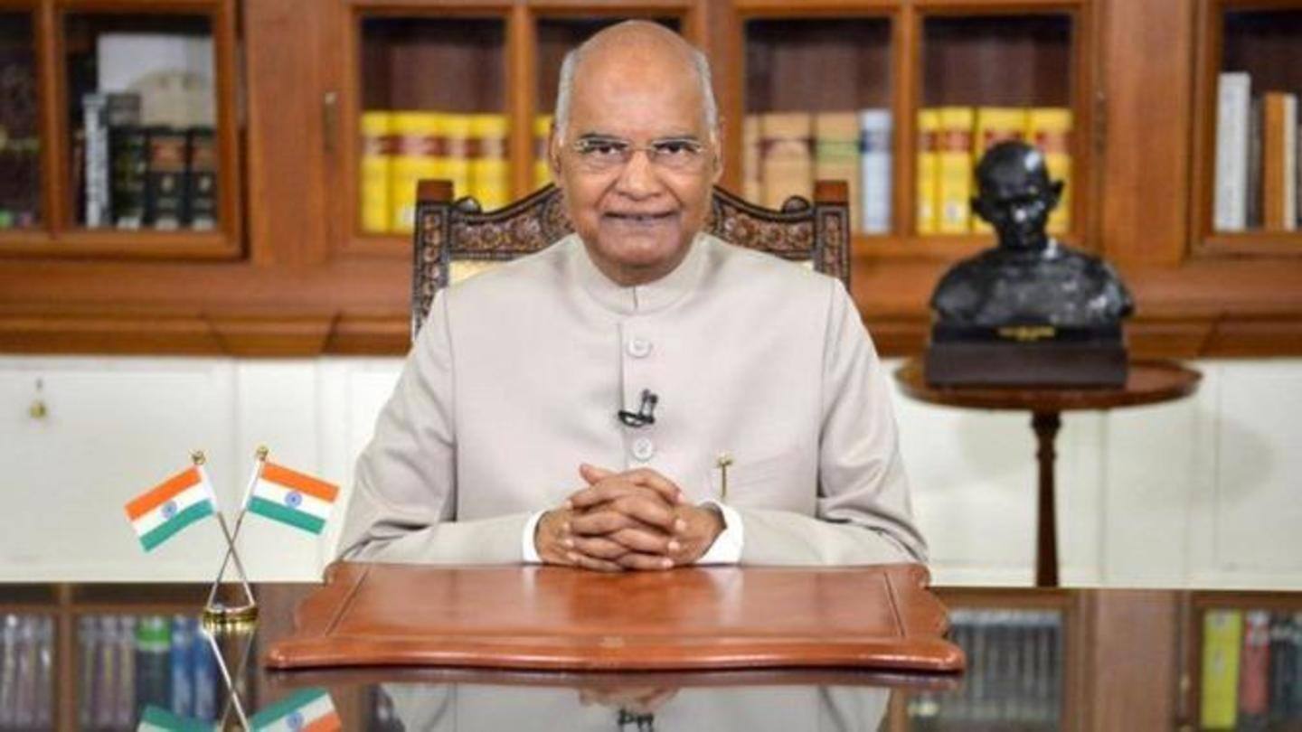 President Kovind donates Rs. 5L for Ayodhya Ram Mandir construction