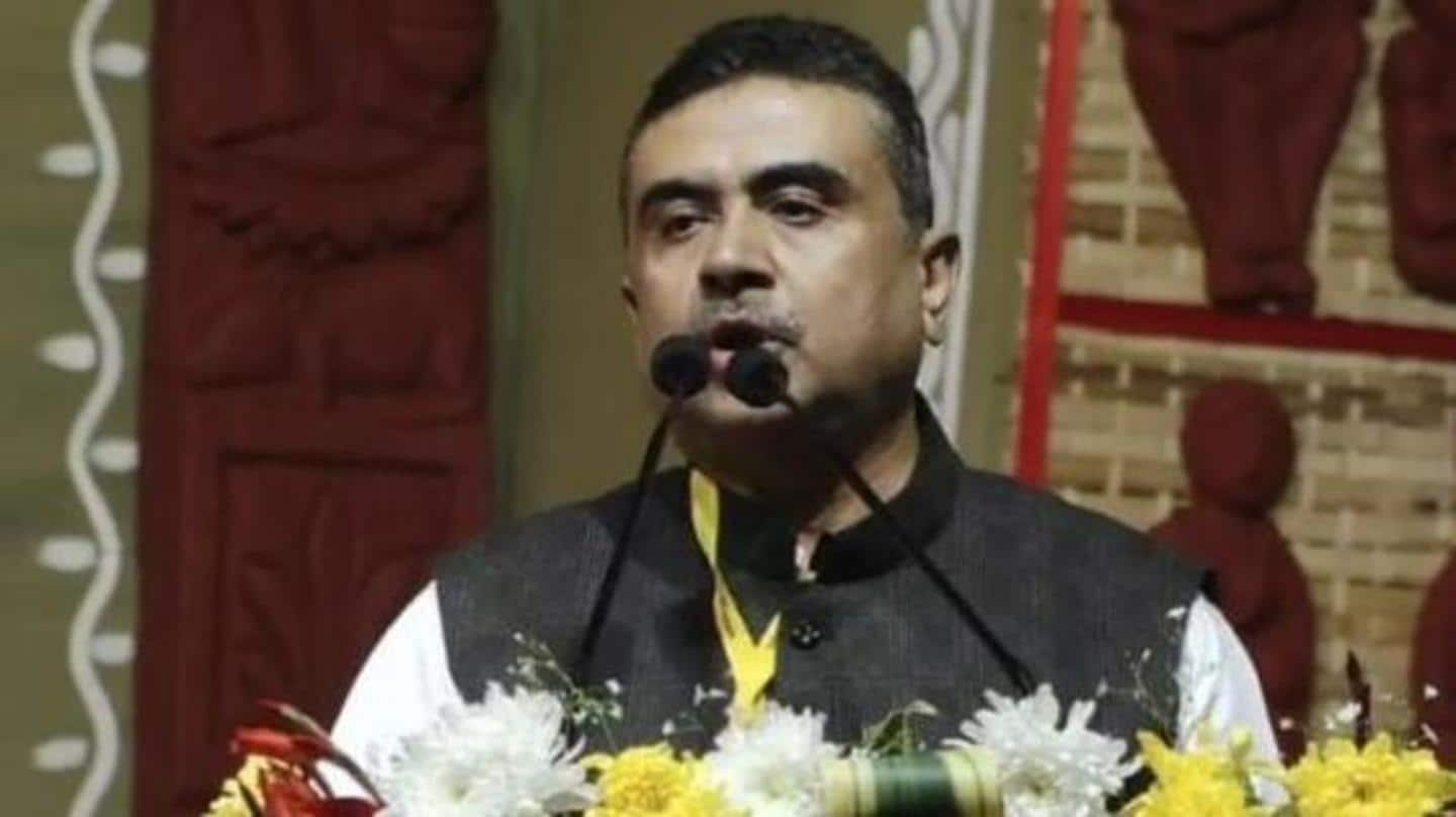 Adhikari addresses rally after joining the saffron party Adhikari addresses rally after joining the saffron party