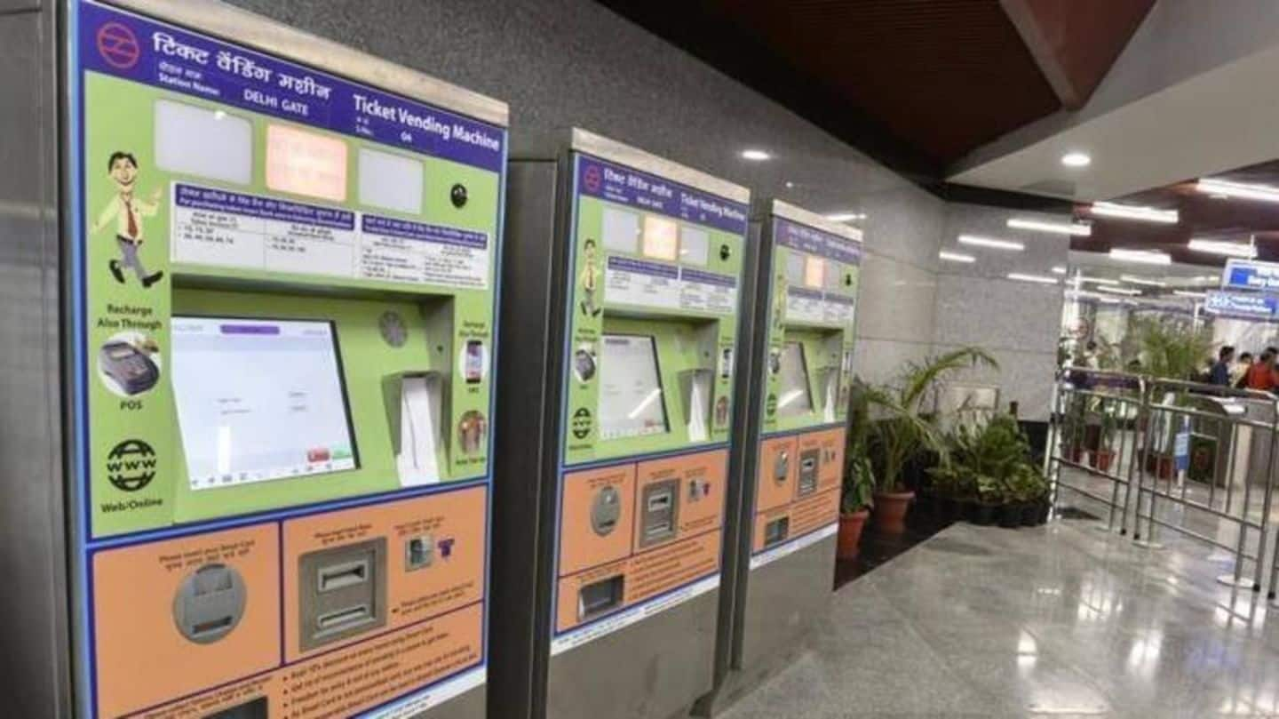 Delhi: Machines replace token selling counters at 70 metro stations