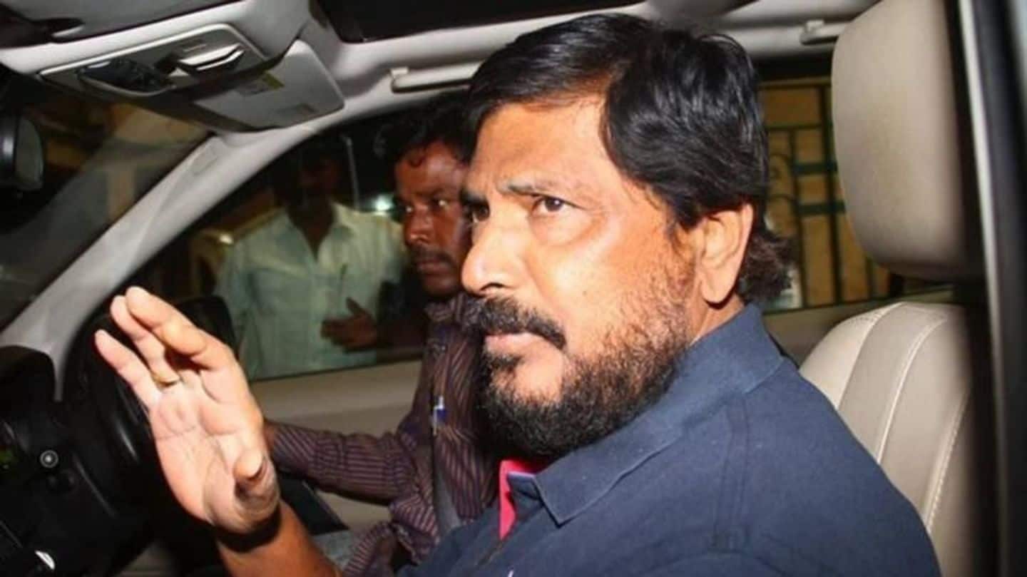 Mumbai: Union Minister Athawale's 12-year-old son's entry into politics