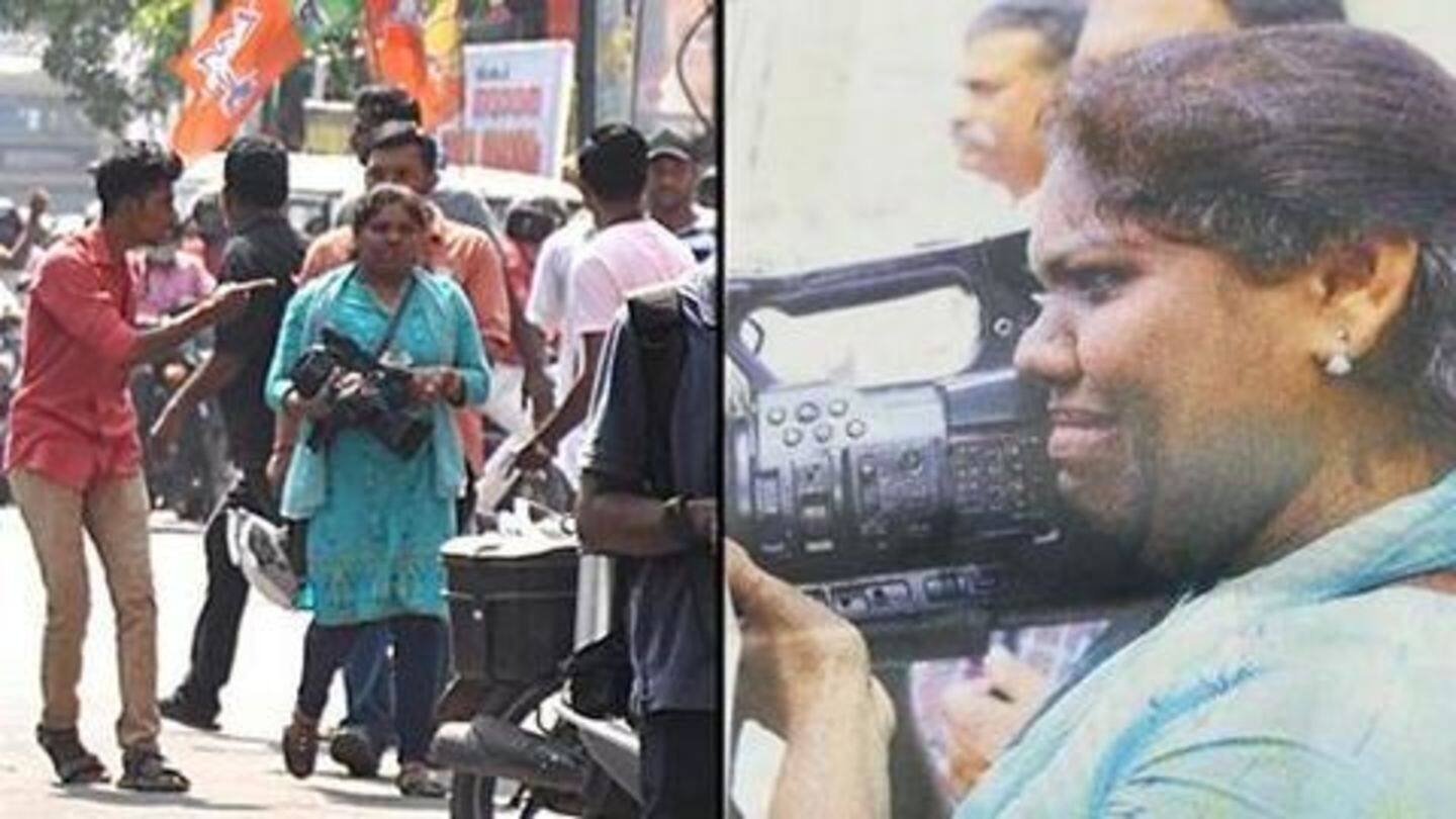 'Not afraid of BJP': Woman-journo assaulted during #SanghParivar #SabarimalaWomenEntry protest