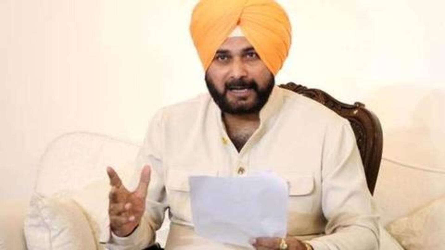 Navjot Singh Sidhu resigns as Punjab Cabinet minister