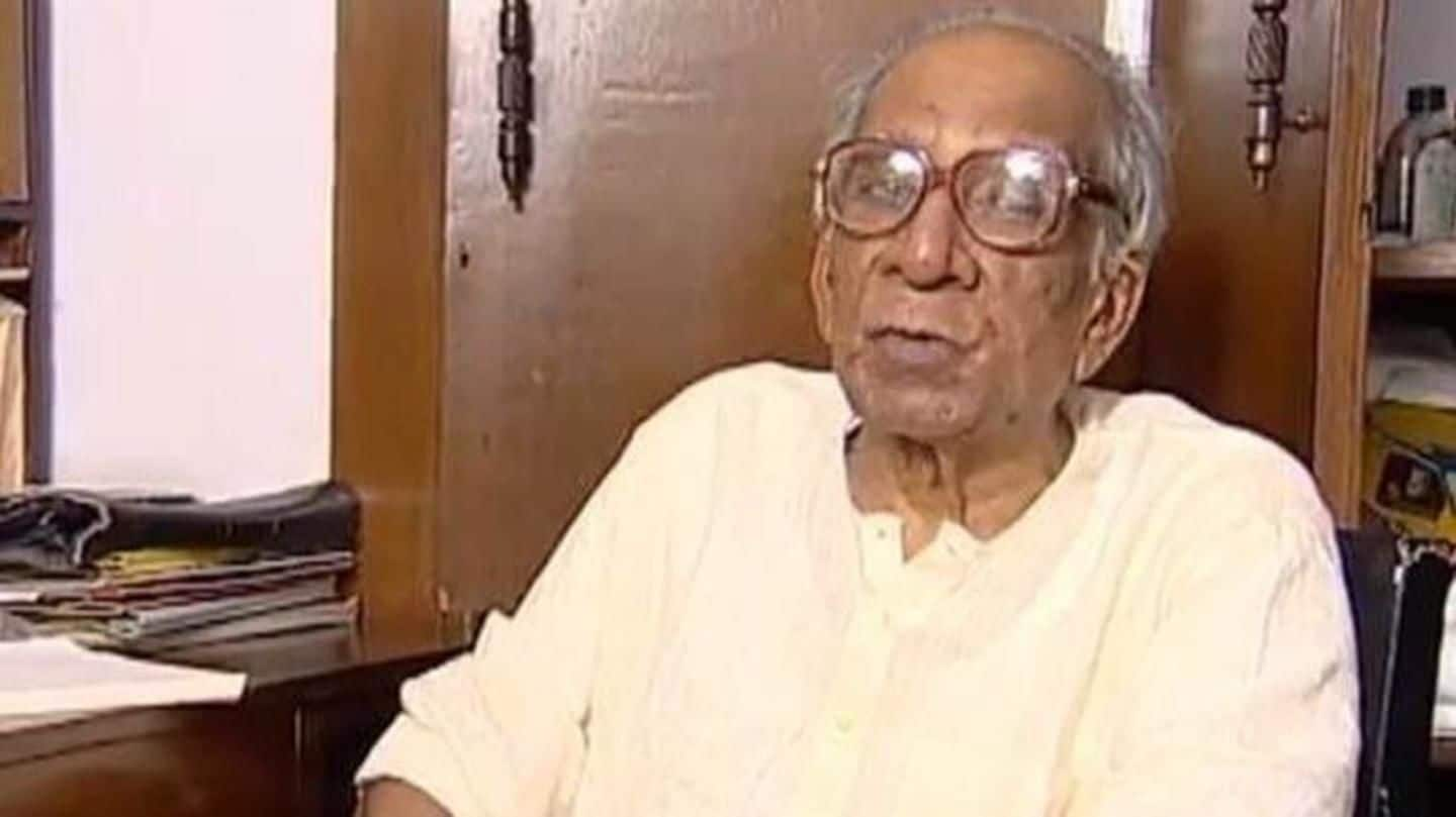 'Ek doctor ki maut' writer Ramapada Chowdhury dies at 95