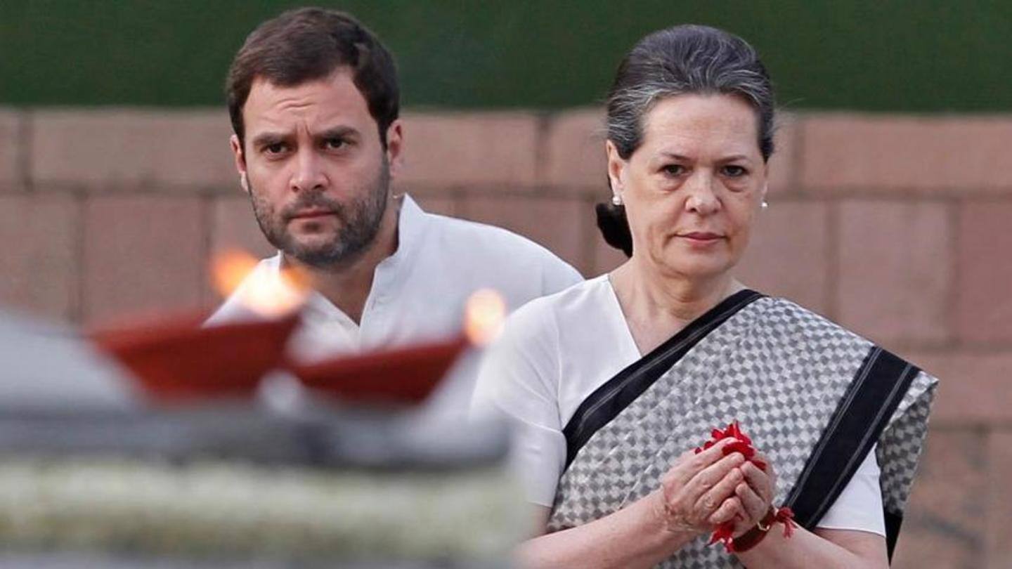 Sonia is currently Congress party's Interim President Sonia is currently Congress party's Interim President