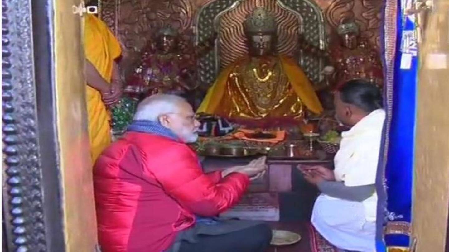 #ModiInNepal: PM Modi offers prayer at iconic Muktinath temple