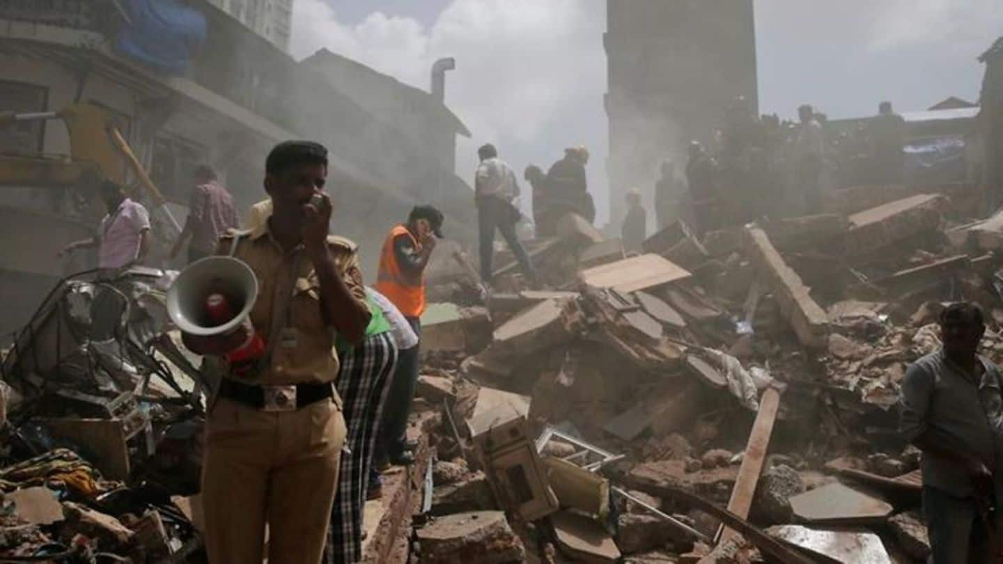 Bhendi Bazaar building collapse: 34 dead, 46 rescued so far