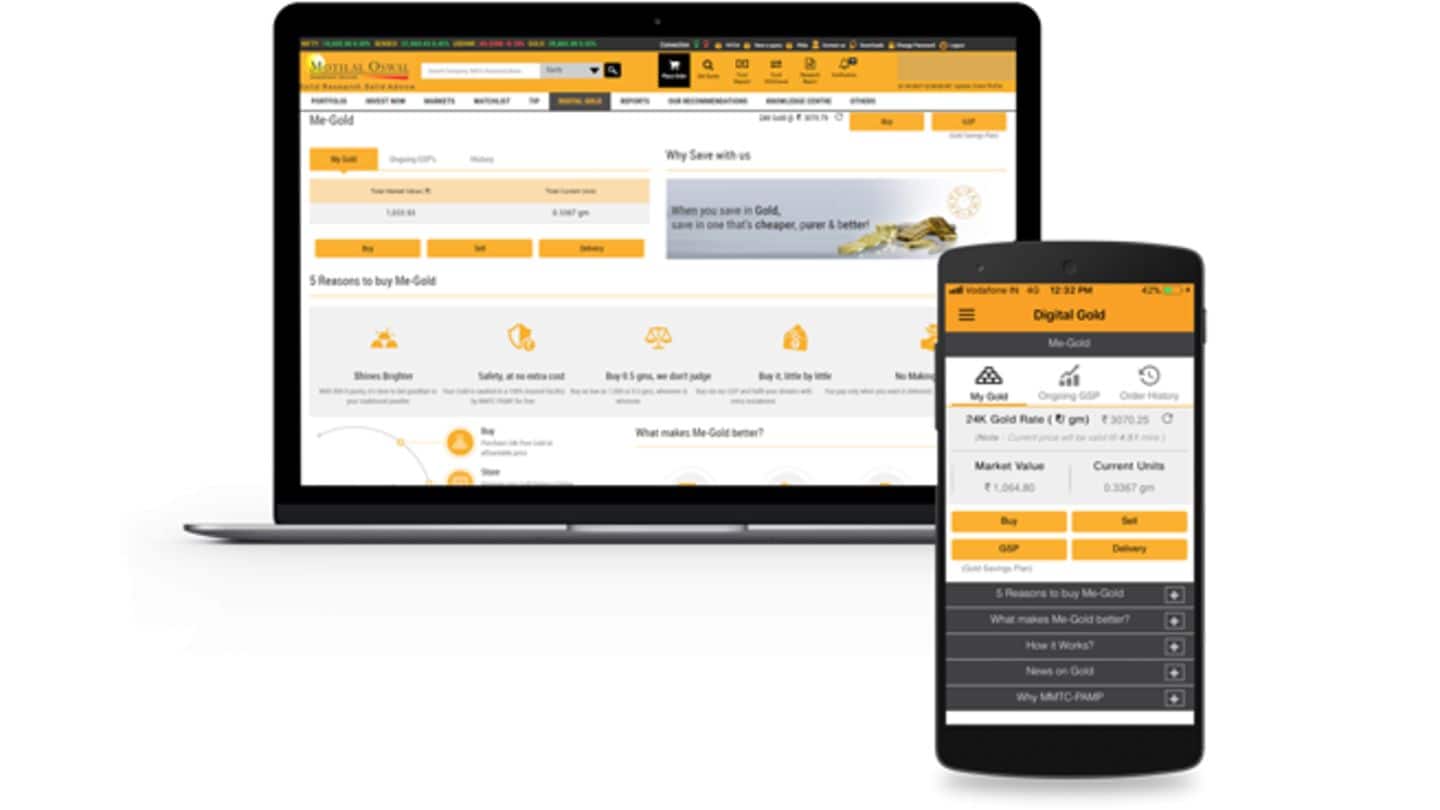 Buy, store, or sell gold anytime with this app Buy, store, or sell gold anytime with this app