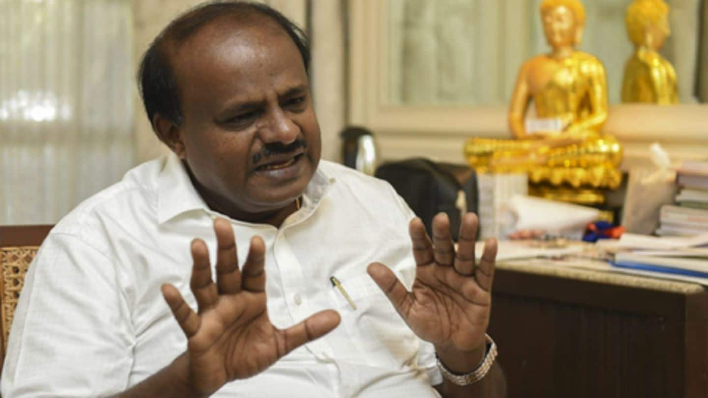 #KarnatakaPoliticalCrisis: CM Kumaraswamy returns from US; holds series of meetings