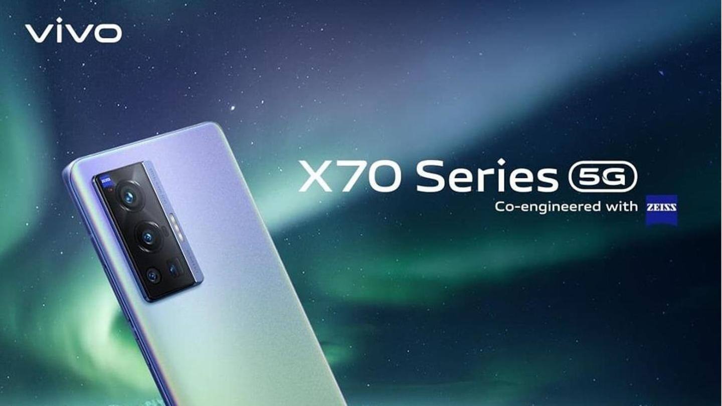 Vivo launches X70 series of smartphones with ZEISS-engineered cameras