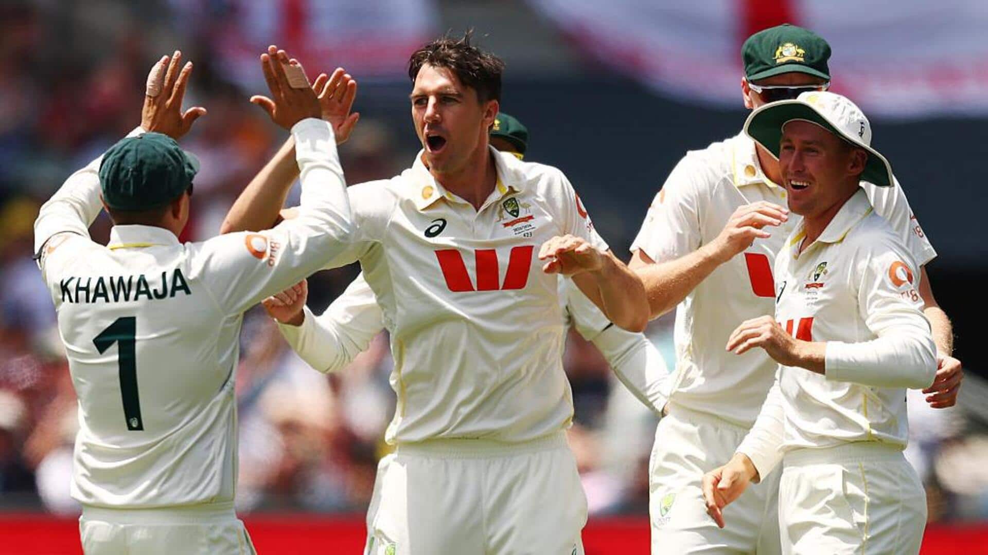 Pat Cummins becomes second captain to complete 150 Test wickets