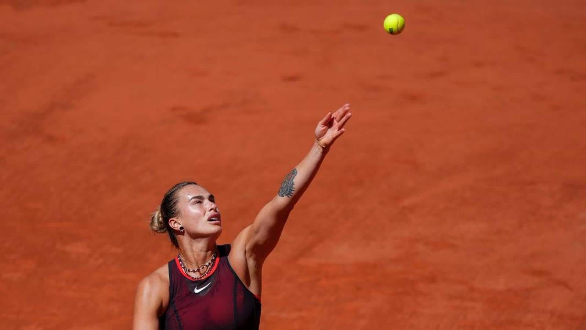 French Open 2026: Aryna Sabalenka sets up Daria Kasatkina clash