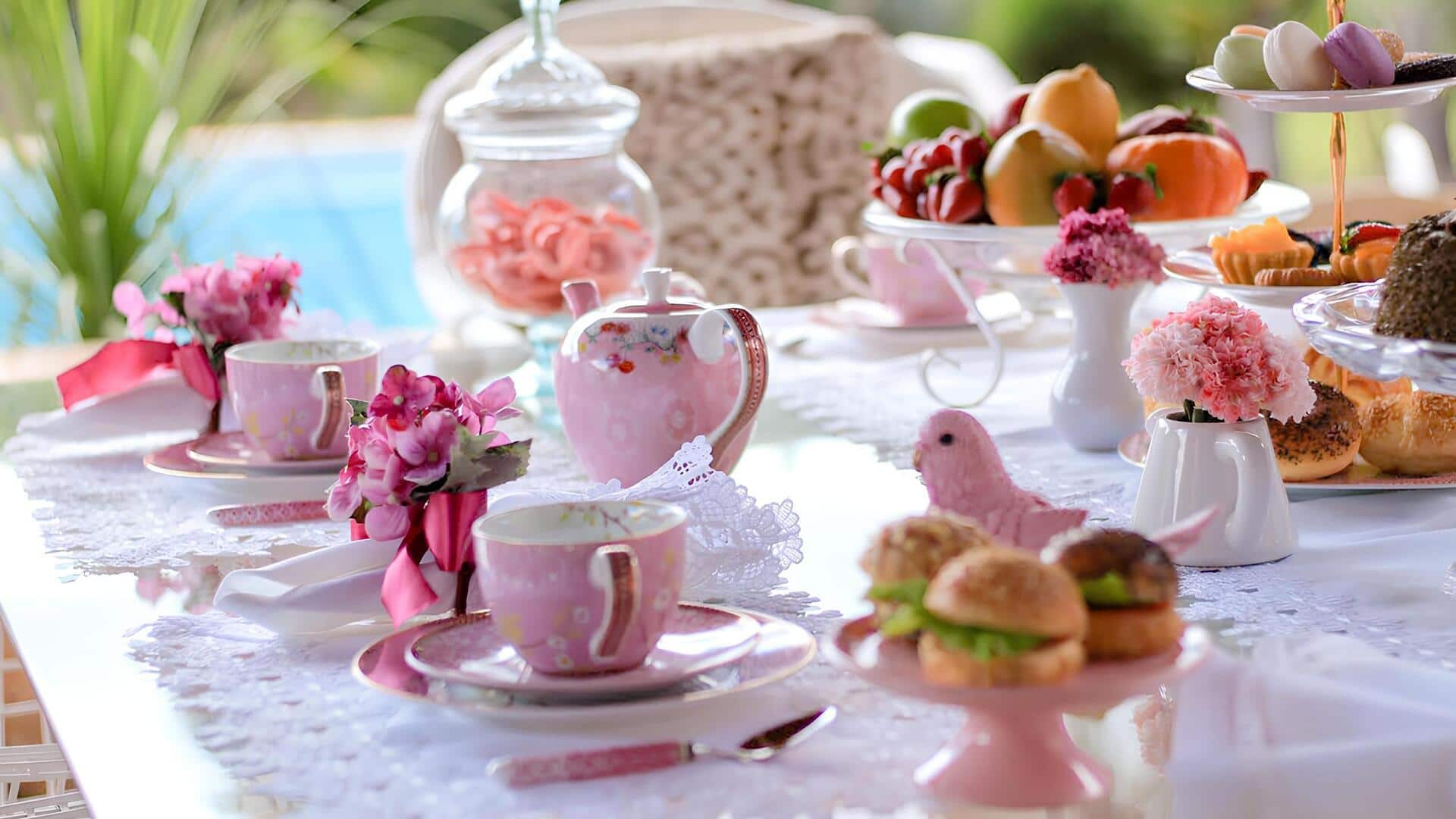 Turn your garden into the perfect tea party spot