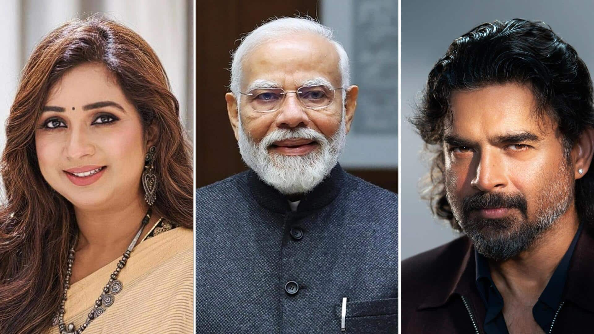 PM Modi nominates Shreya Ghoshal, R Madhavan to fight obesity