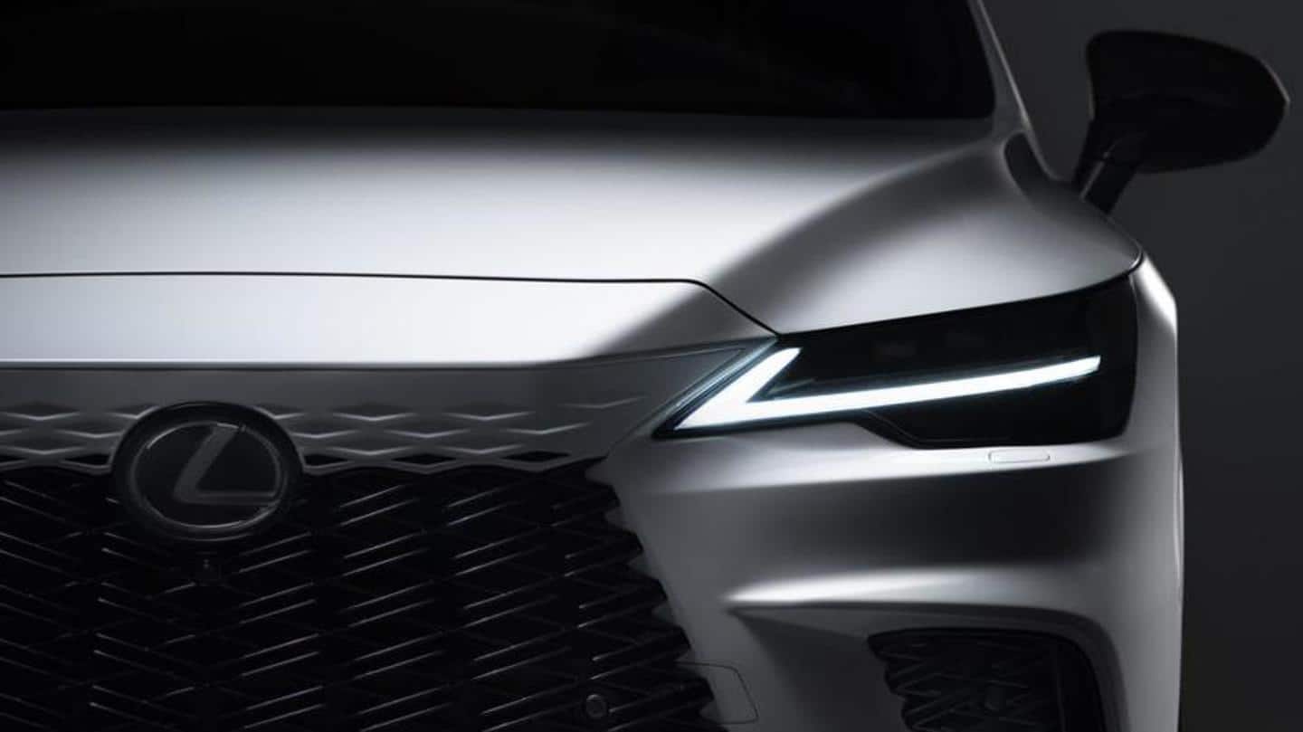 2023 Lexus RX SUV to be revealed on June 1