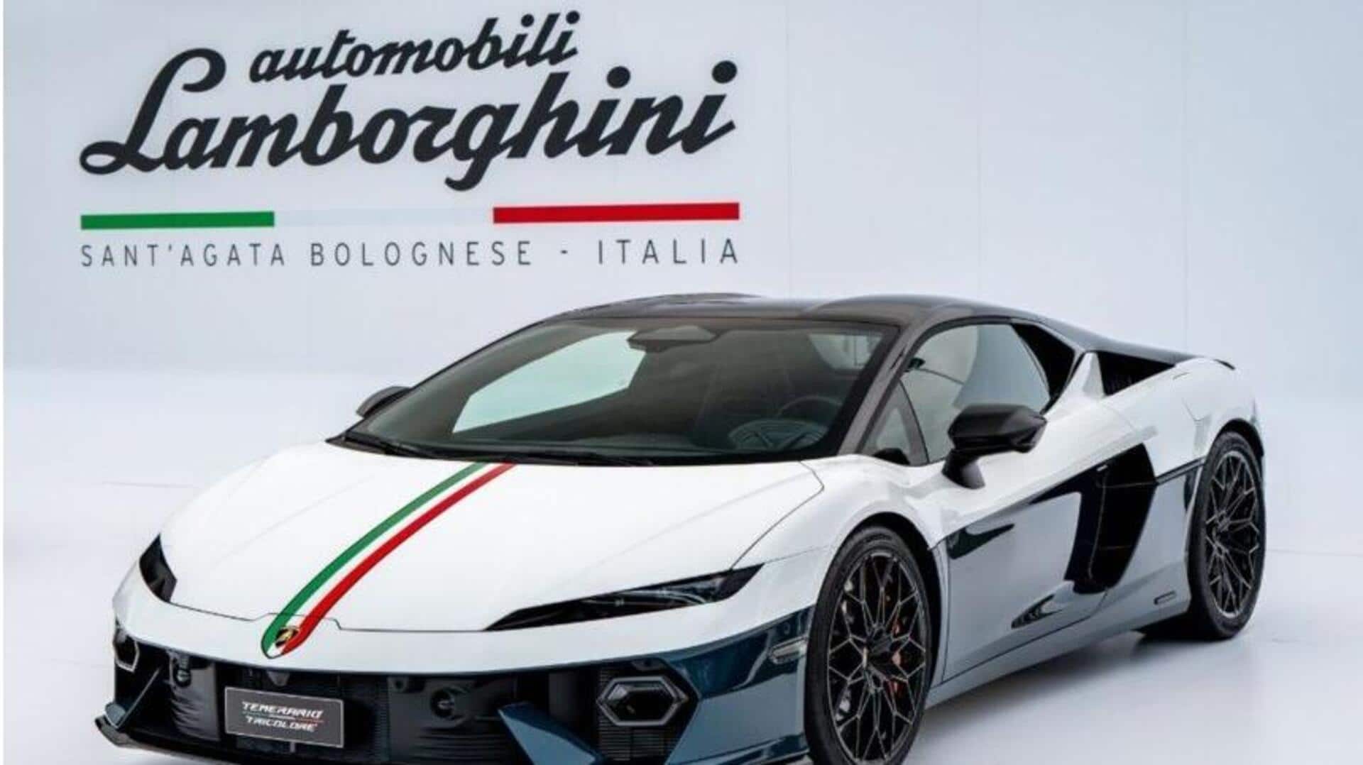 Lamborghini Temerario Tricolore is a showcase of Italian craftsmanship