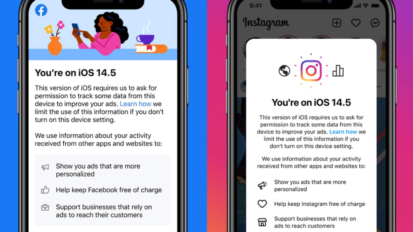 Facebook, Instagram iOS apps include notices extolling virtues of app-tracking