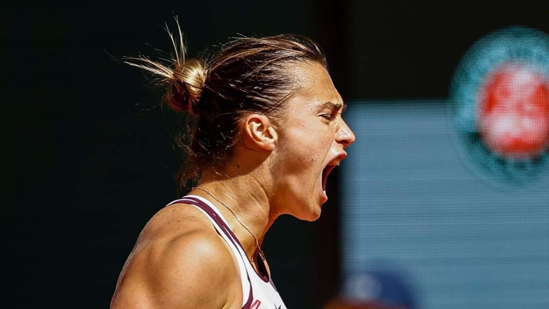 2023 French Open, Aryna Sabalenka reaches fourth round: Key stats