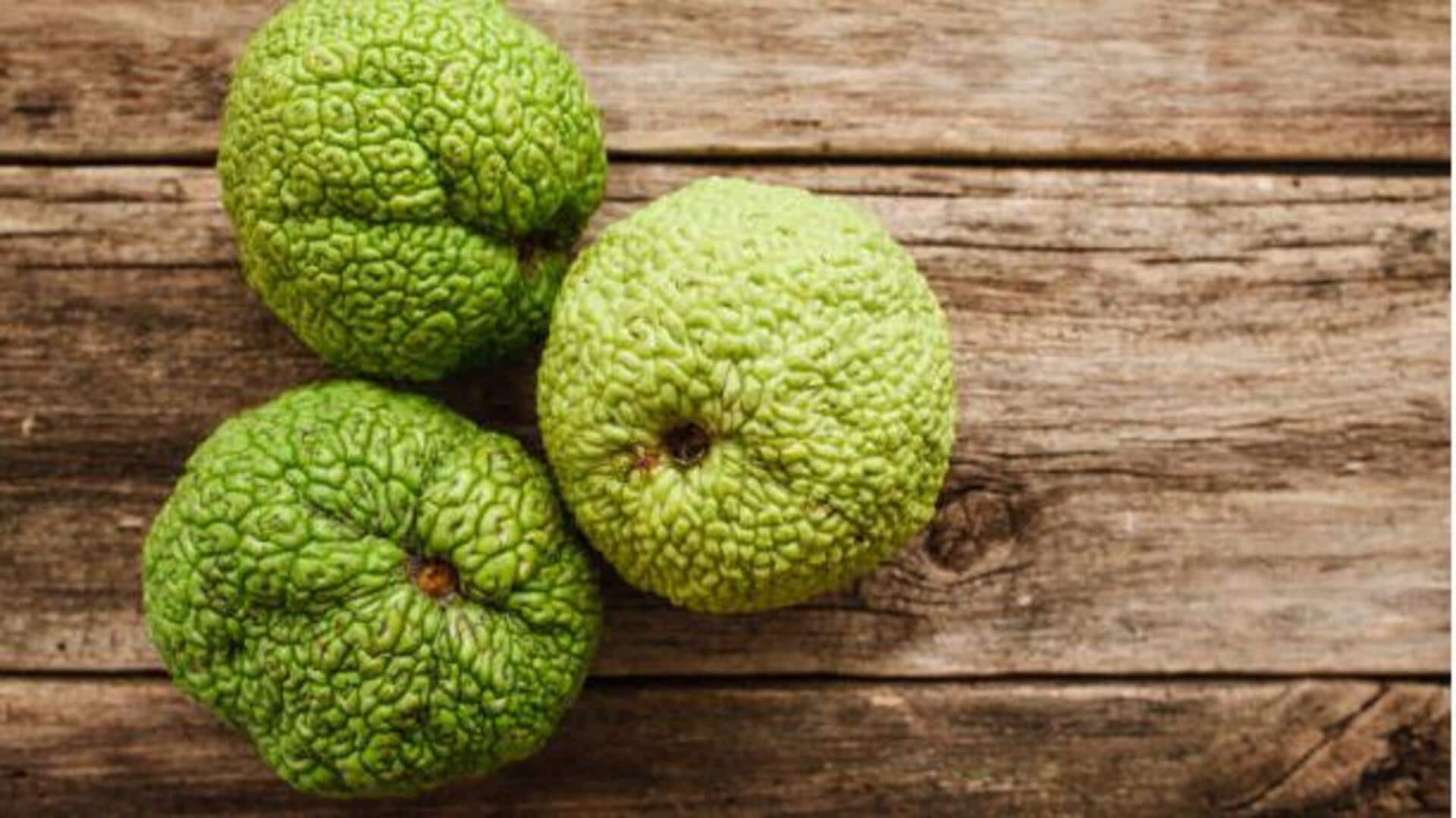 Surprising health benefits of hedge apples
