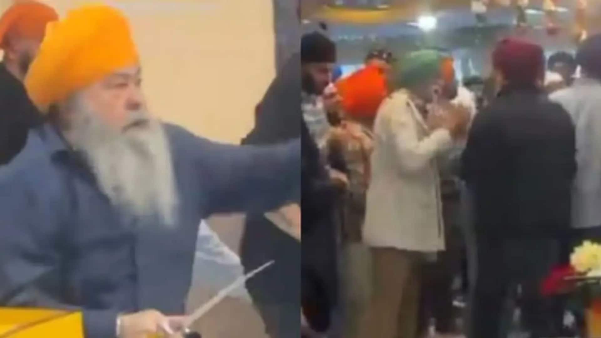 11 injured in violent clashes inside Germany gurdwara