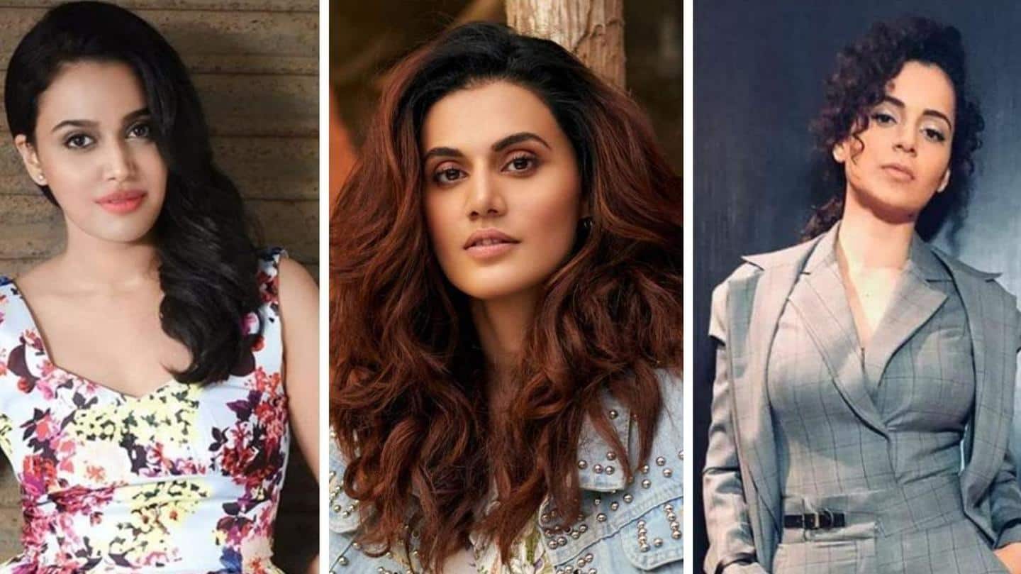 Swara Bhasker and Taapsee reacted: 'Not everyone kept mum' Swara Bhasker and Taapsee reacted: 'Not everyone kept mum'