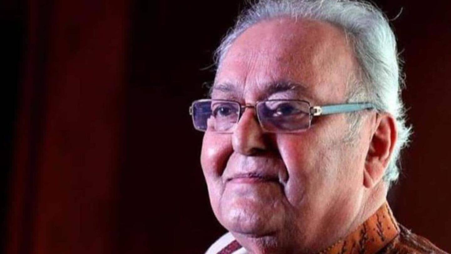 Celebrated actor Soumitra Chatterjee died last month Celebrated actor Soumitra Chatterjee died last month