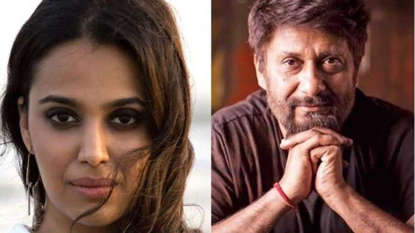 Filmmaker Vivek Agnihotri also slammed Swara for her tweet Filmmaker Vivek Agnihotri also slammed Swara for her tweet