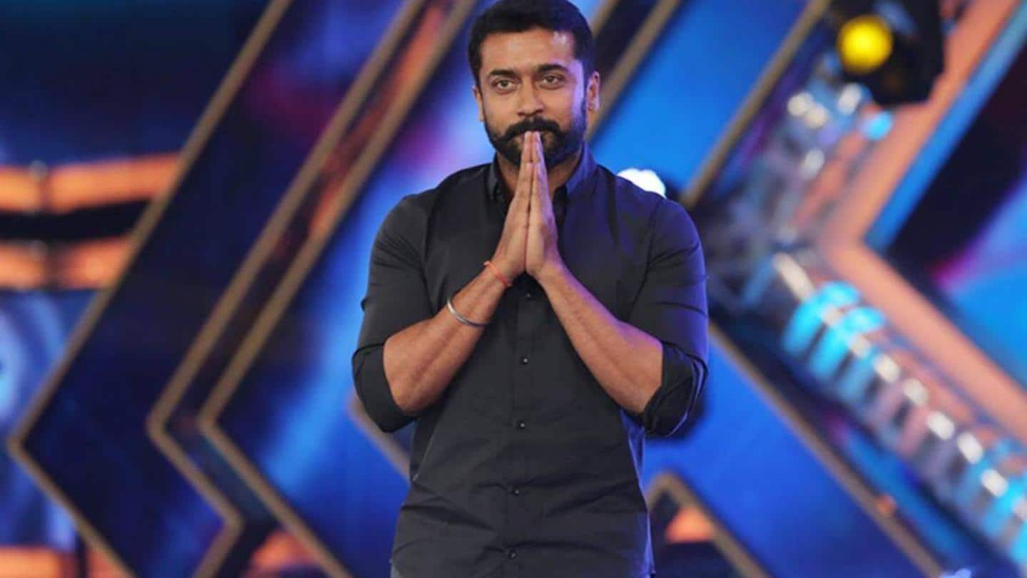 Suriya tests positive for COVID-19, says he's undergoing treatment