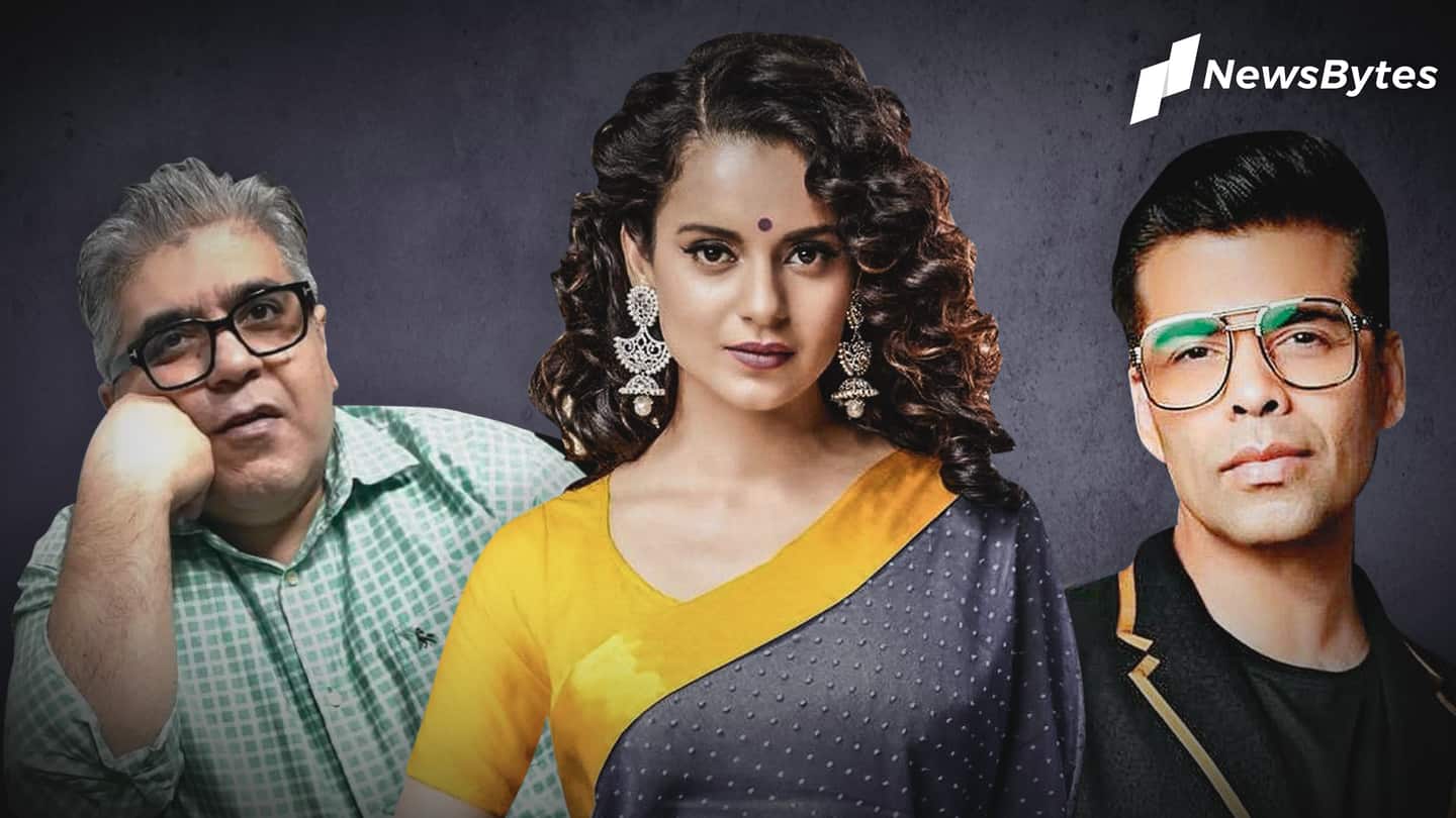 While some congratulated Masand, Kangana Ranaut slammed him While some congratulated Masand, Kangana Ranaut slammed him