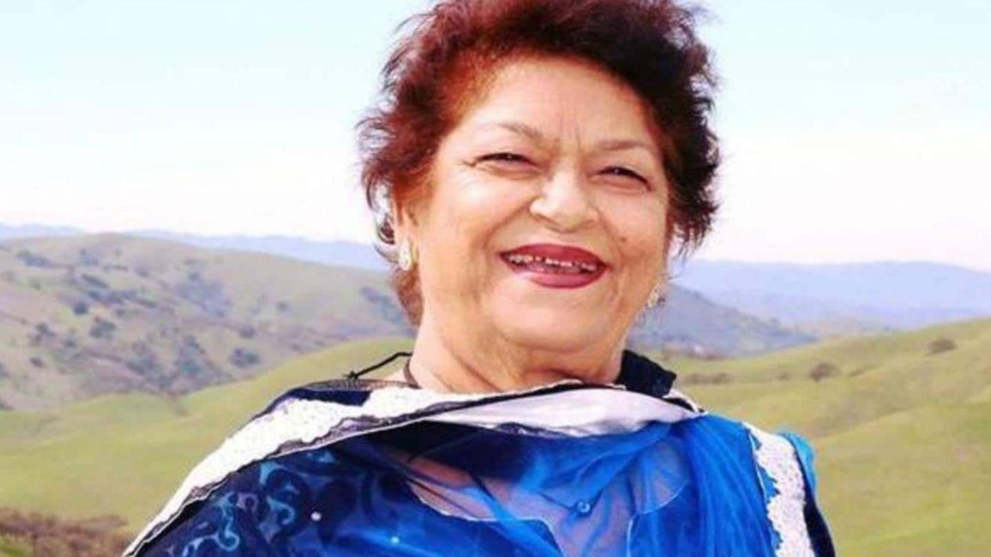Bollywood's 'Master ji' Saroj Khan bid farewell this July Bollywood's 'Master ji' Saroj Khan bid farewell this July