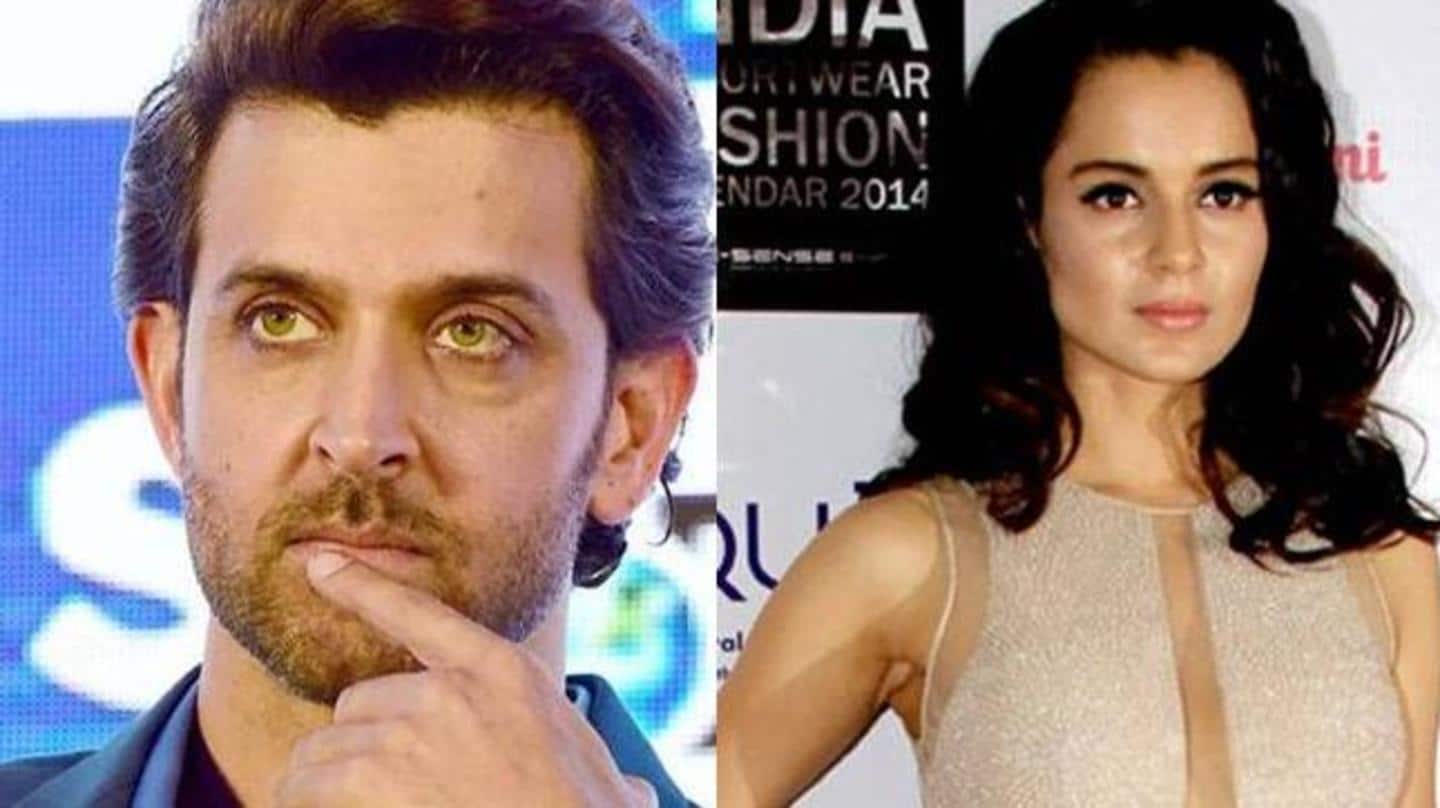 'Stop crying about a little affair,' Kangana tells Hrithik